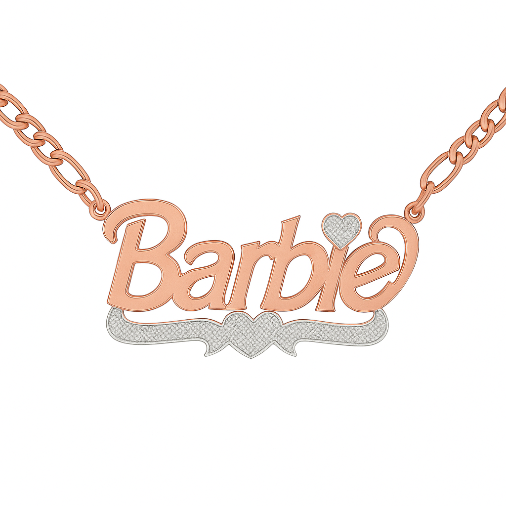 That Girl ♡ Custom 3D Nameplate Necklace