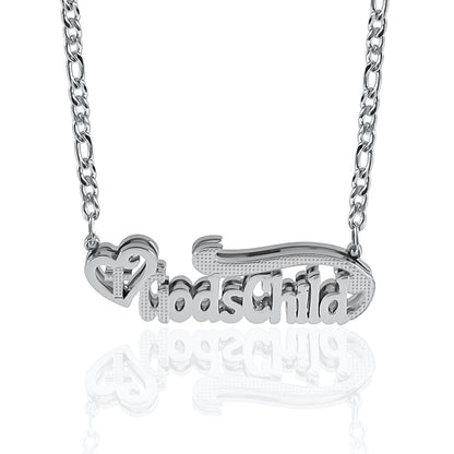 Holy Grail† Custom 3D Nameplate Necklace
