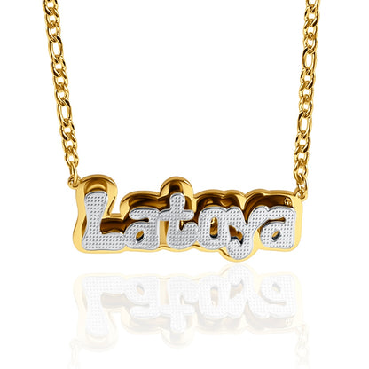 Signature Custom 3D Nameplate Necklace