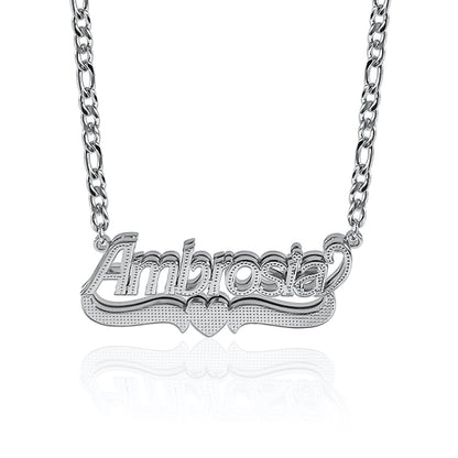 That Girl ♡ Custom 3D Nameplate Necklace
