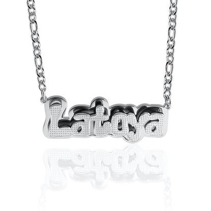 Signature Custom 3D Nameplate Necklace