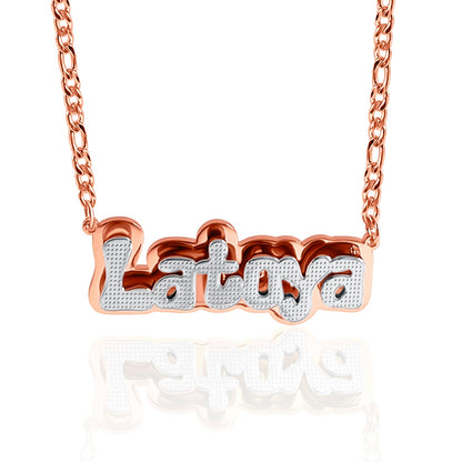 Signature Custom 3D Nameplate Necklace