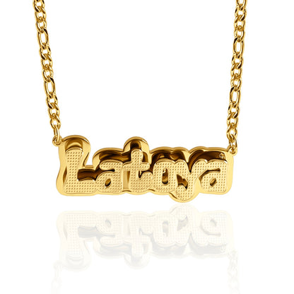 Signature Custom 3D Nameplate Necklace