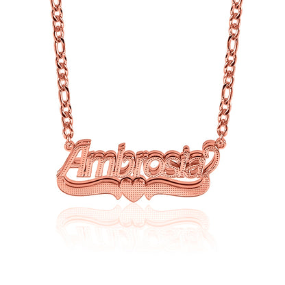 That Girl ♡ Custom 3D Nameplate Necklace