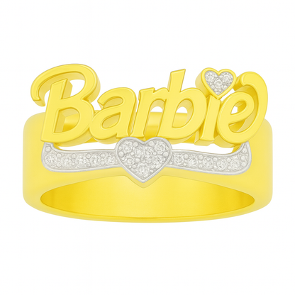 That Girl ♡ Custom 3D Nameplate Ring
