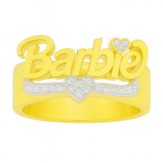 That Girl ♡ Custom 3D Nameplate Ring