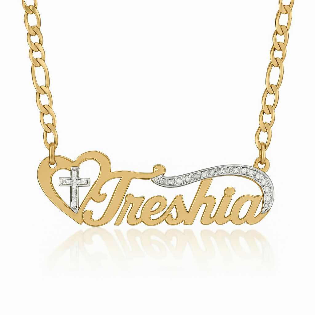 Holy Grail† Custom 3D Nameplate Necklace