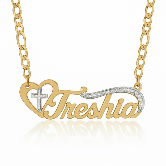 Holy Grail† Custom 3D Nameplate Necklace